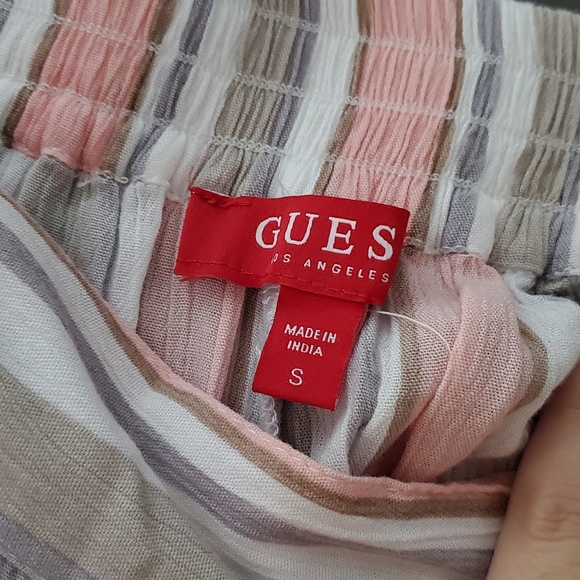 Linen Striped Palazzo Pants - Picture 4 of 4